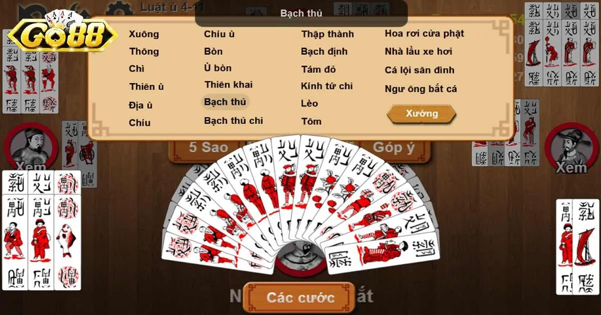 Tổng quan về game bài chắn Go88